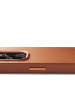 Mujjo Leder Handyhülle Für iPhone 14 Pro MagSafe Cognac