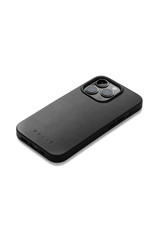 Mujjo Leder Handyhülle Für iPhone 14 Pro MagSafe Black