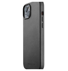 Mujjo Leder Handyhülle Für iPhone 14 Plus MagSafe Black