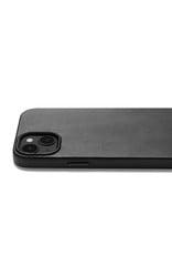 Mujjo Leren iPhone 14 Plus Hoes MagSafe Black