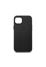Mujjo Leren iPhone 14 Plus Hoes MagSafe Black