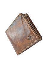 LD Herren Leder Geldbörse mit Geheimfach & RFID-Schutz – Hunterleder, Personalisierbar