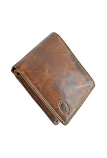 LD Herren Leder Geldbörse mit Geheimfach & RFID-Schutz – Hunterleder, Personalisierbar