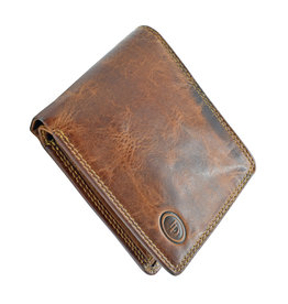 LD Leren Heren Portemonnee met Geheimvak RFID
