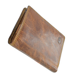 LD Leder Herren Geldbörse  Hochformat viel Kreditkarten