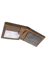 LD Rundleer Heren Portemonnee met RFID Bescherming & Optionele Veilige Ketting – Luxe, Robuust & Personaliseerbaar