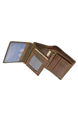 LD Kleine Heren Portemonnee Veel Pasjes Hoog Formaat