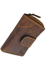 LD Leder Damen Portemonnaie Mit Reißverschluss