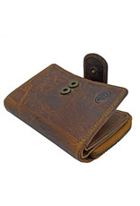 LD Leren Dames Portemonnee Met Rits