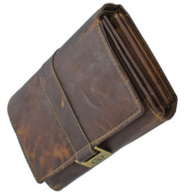 LD Leder Damen Portemonnaie Extrem Viele Kreditkartenfächer