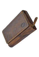 LD Leren Dames Portemonnee Zeer Uitgebreid Veel Pasjes