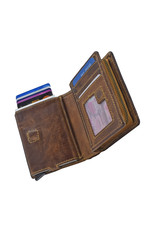 LD Pasjeshouder Portemonnee met Rits Hunter Rundleer