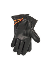 Crud Handgefertigte Leder Handschuhe Schwarz