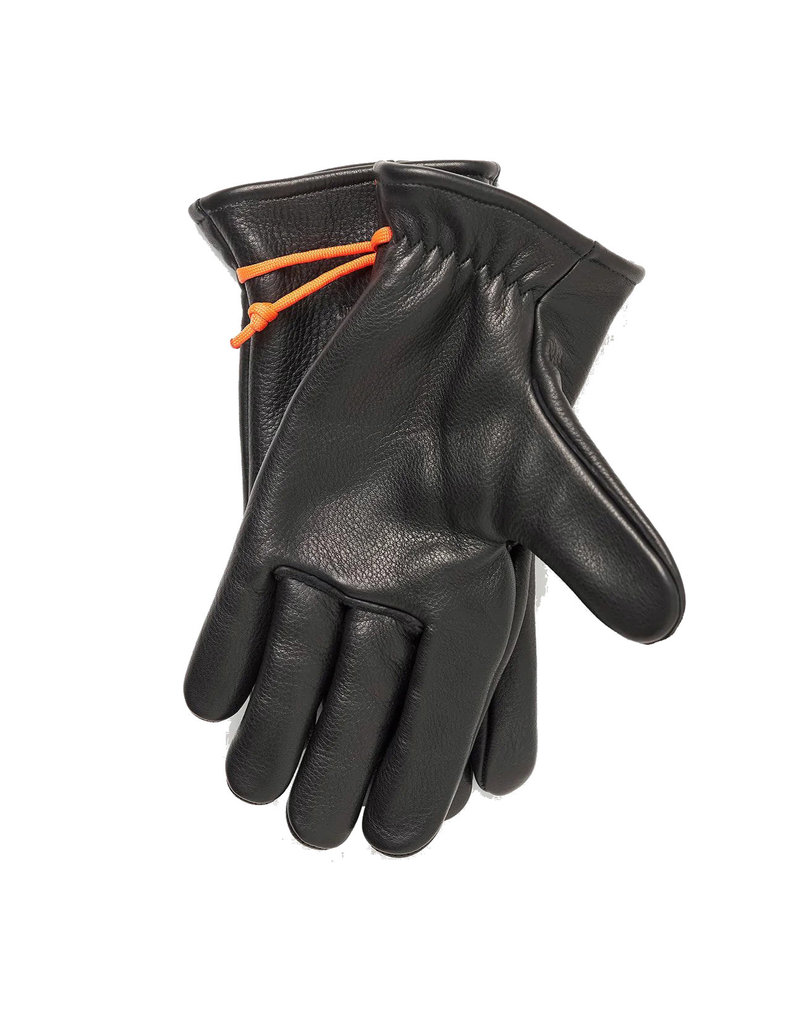 Crud Handgefertigte Leder Handschuhe Schwarz