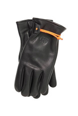 Crud Handgefertigte Leder Handschuhe Schwarz