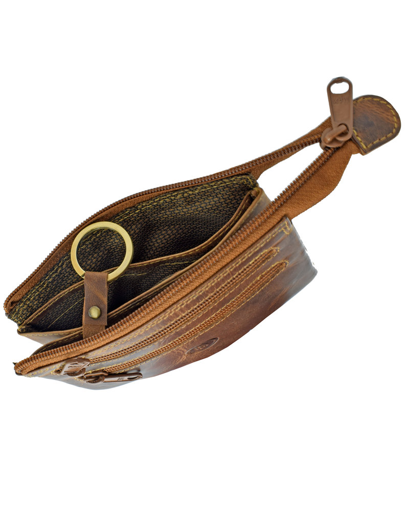 LD Leren Sleutelhanger Sleuteletui XL