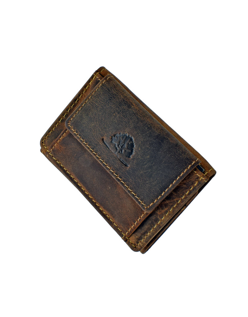 Kleine Leder Geldbörse Minibörse Kreditkartenhalter - Barneys Leather