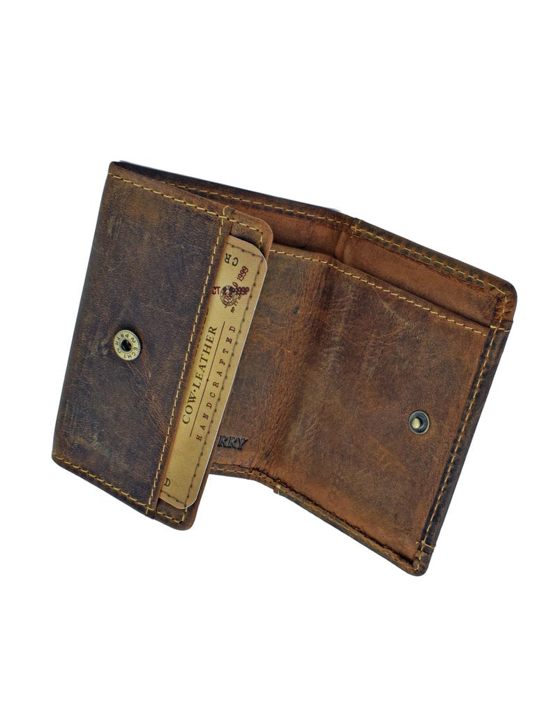 Kleine Leder Geldbörse Minibörse Kreditkartenhalter - Barneys Leather