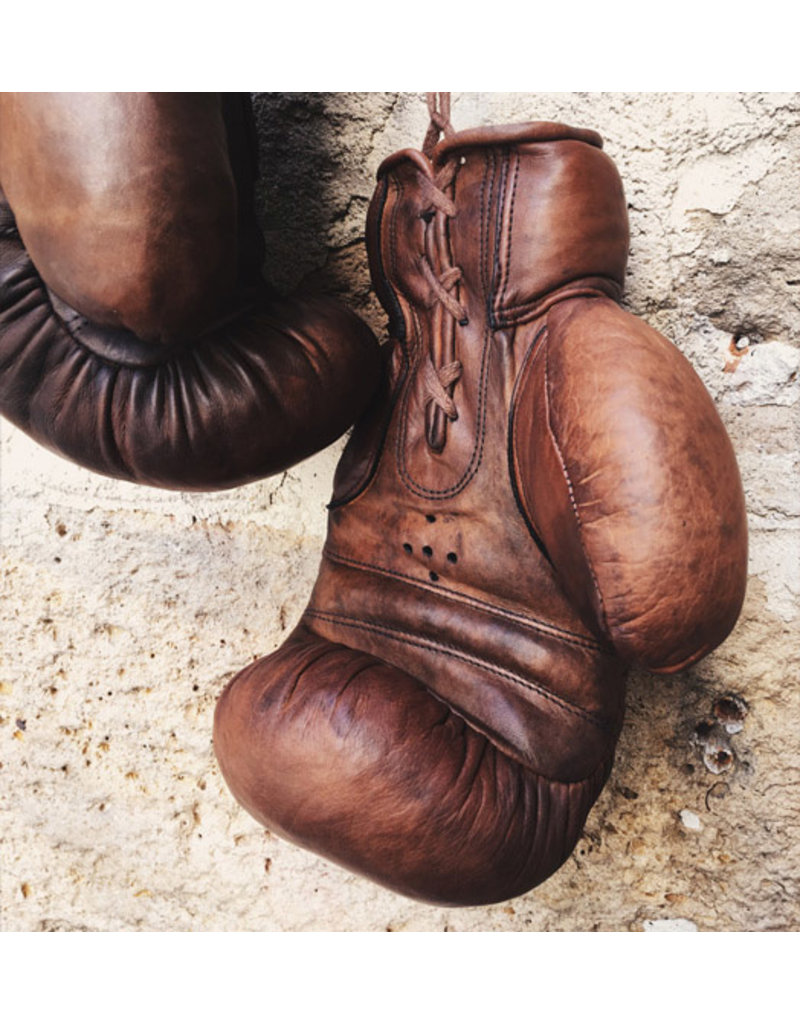 Wennen aan oogsten Kinderpaleis Retro Vintage Leren Bokshandschoenen - Barneys Leather