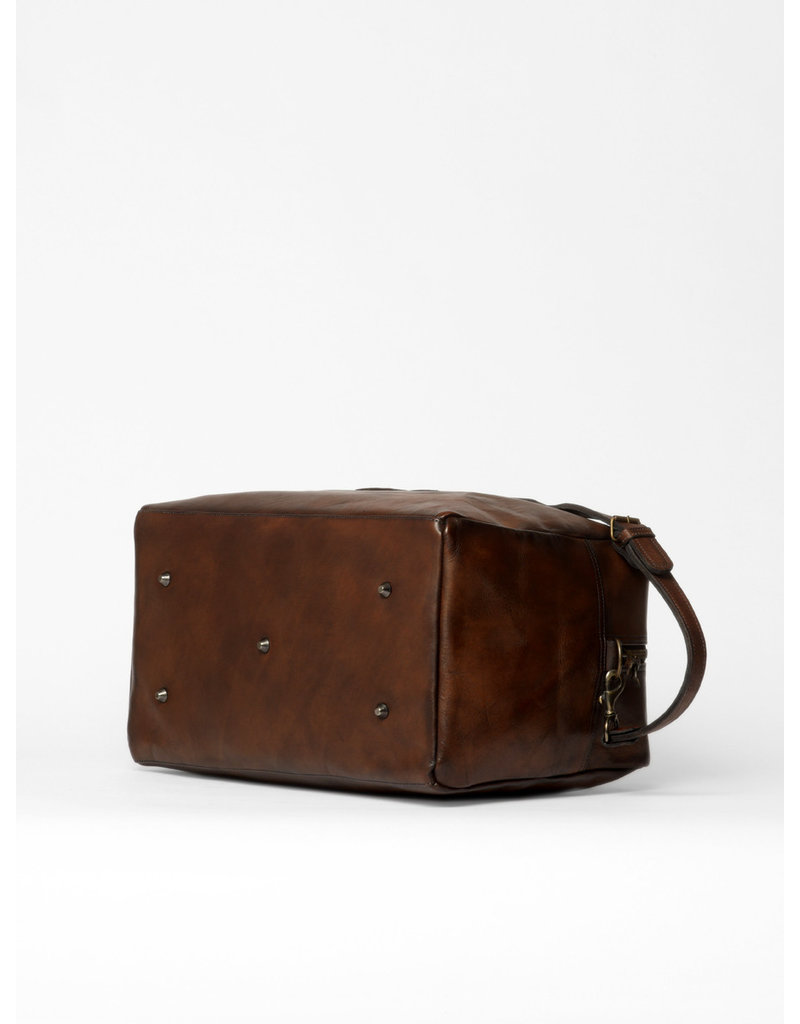 John Woodbridge Handgefertigte Leder Weekender Reisetasche