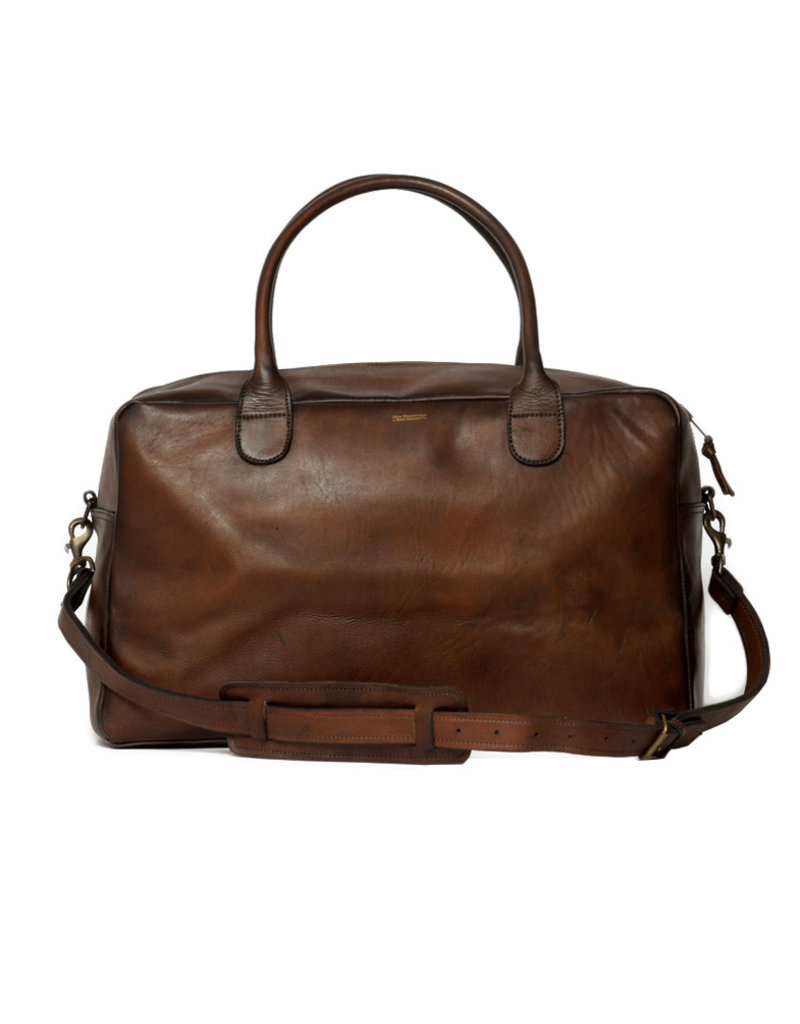 John Woodbridge Handgefertigte Leder Weekender Reisetasche