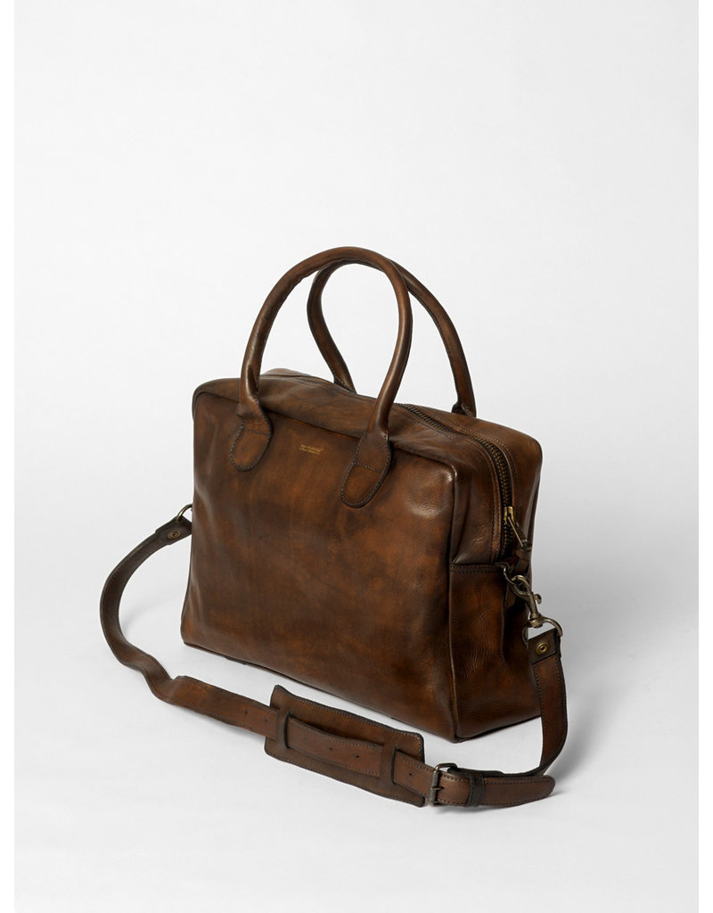 John Woodbridge Handgefertigte Leder Arbeitstasche Laptoptasche