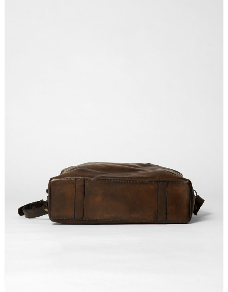 John Woodbridge Handgefertigte Leder Arbeitstasche Laptoptasche