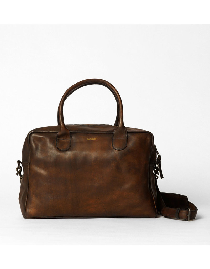 John Woodbridge Handgefertigte Leder Arbeitstasche Laptoptasche