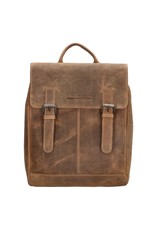 Hide & Stitches Leder Rucksack Braun