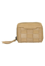 Burkely Kleines Leder  Geldbörse  Ziparound Beige