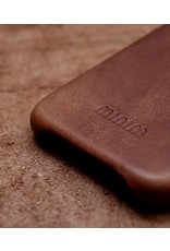 Minim Leder Handyhülle Für iPhone 14 Back Cover Cognac