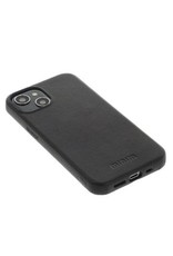 Minim Leder Handyhülle Für iPhone 14 Back Cover Schwarz