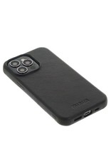 Minim Leder Handyhülle Für iPhone 14 Pro Back Cover Schwarz