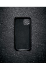 Minim Leder Handyhülle Für iPhone 14 Pro Max Back Cover Schwarz