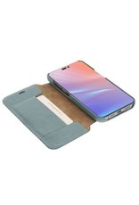 Minim Leder Handyhülle Für iPhone 14 Bookcase Blau