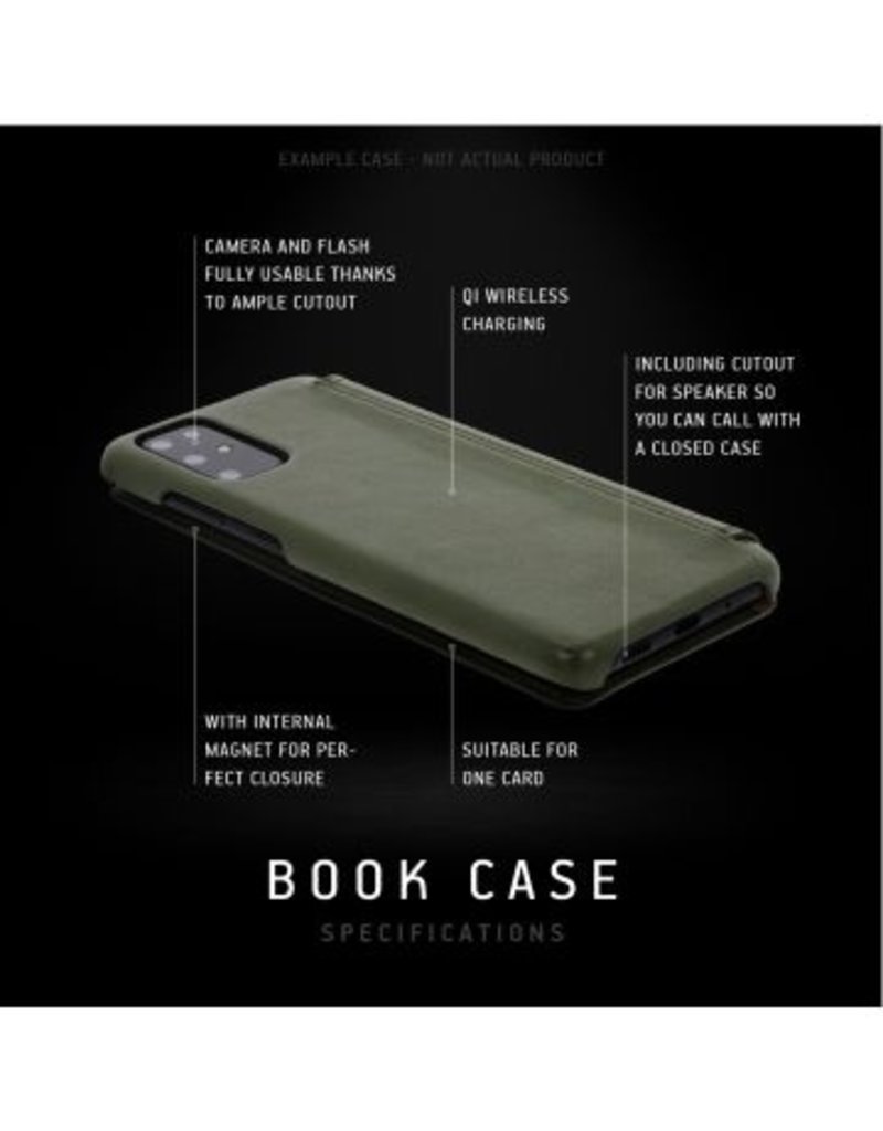 Minim Leren iPhone 14 Plus Hoes Bookcase Zwart