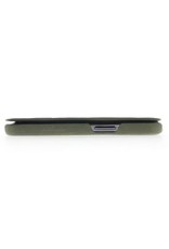 Minim Leder Handyhülle Für iPhone 14 Plus Bookcase Olive