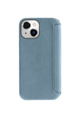 Minim Leren iPhone 14 Plus Hoes Bookcase Blauw