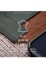 Minim Leder Handyhülle Für iPhone 14 Pro Max Bookcase Olive