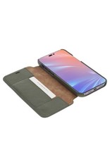 Minim Leder Handyhülle Für iPhone 14 Pro Max Bookcase Olive