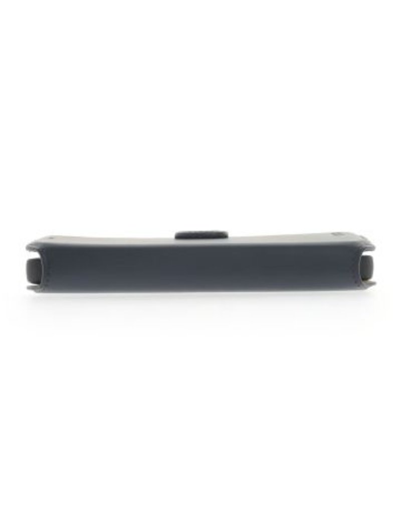 Minim Leder Handyhülle  iPhone 14 Pro  2 in 1 Wallet Case Blau