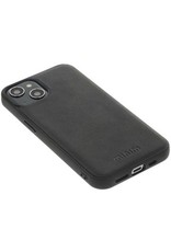 Minim Leder Handyhülle  iPhone 14 Plus  2 in 1 Wallet Case Schwarz