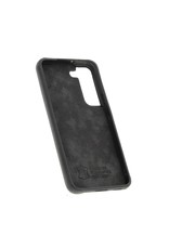 Minim Leder Handyhülle  Samsung S22 Back Cover Schwarz