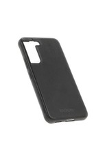 Minim Leder Handyhülle  Samsung S22 Back Cover Schwarz