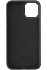 Minim Leder iPhone 11/Pro/Pro Max Handyhülle Back Cover Schwarz