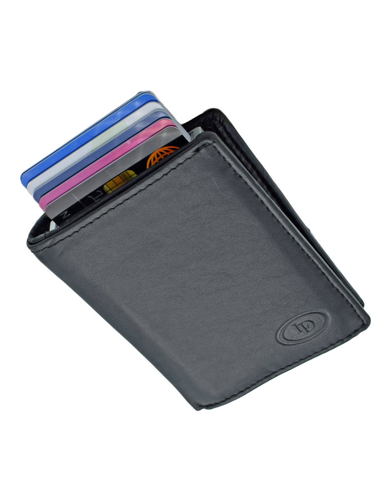 LD Cardprotector Geldbörse mit Kleingeldfach Weiches Rindleder