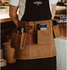 Büffelleder Gastronomie Kellner Schürze