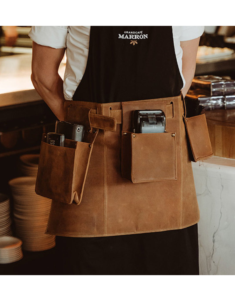 Büffelleder Gastronomie Kellner Schürze