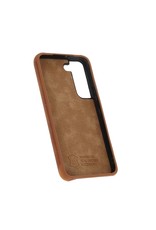 Minim Leder Handyhülle  Samsung S23 Back Cover Cognac