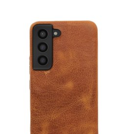 Minim Leder Handyhülle  Samsung S23 Back Cover Cognac